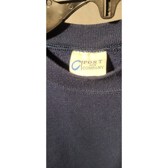 AirColdSupply Crew Neck Sweatshirt Port & Co Small Unisex Embroidered Grunge - Picture 7 of 7